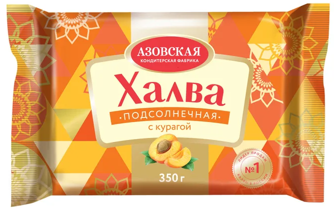 Халва подсолнечная 250г Азовская КФ
