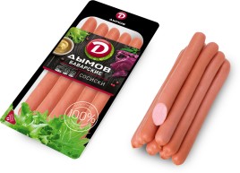 Сосиски Баварские 460 гр Дымов