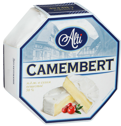 БЗМЖ Сыр Камамбер Алти 50% 125гр ромб