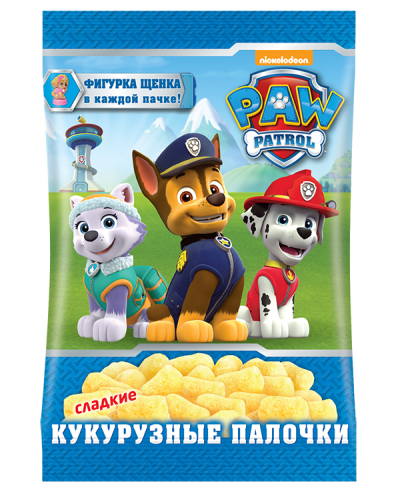 Кукурузные палочки "Щенячий патруль" 75гр