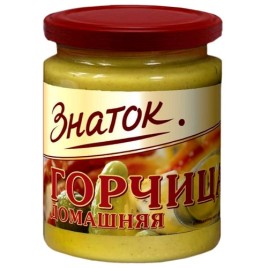 Горчица домашняя Знаток 170г ст/б.