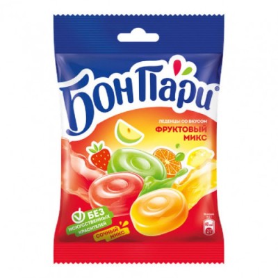 Леденцы Фрукт.микс БонПари 75г
