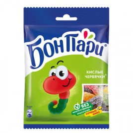 Мармелад фруктовый Бон Пари червячки  75г