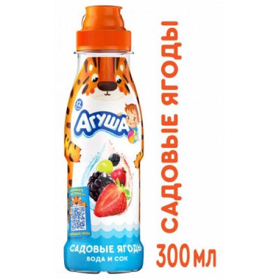 Вода с соком Агуша Садовые ягоды  300мл.