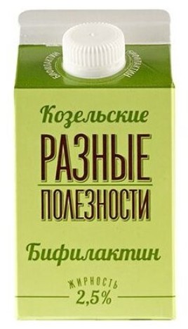 БЗМЖ Бифилактин 2,5% п/п 450гр Козельский