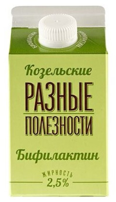 БЗМЖ Бифилактин 2,5% п/п 450гр Козельский