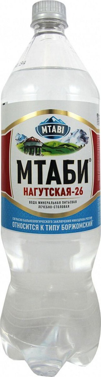 Минеральная вода МТАБИ 1,25л