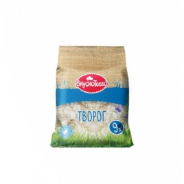 АКЦИЯ!!! БЗМЖ Творог "Вкуснотеево" 300гр.9 % пак.