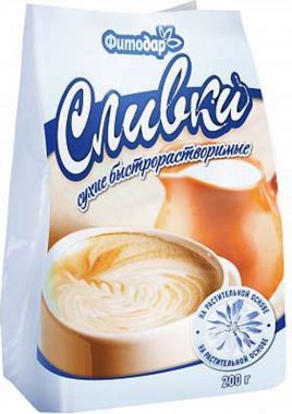 Сливки Фитодар быстрорастворим. 200гр