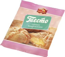 Тесто слоеное бездрожжевое 500гр Черемушки