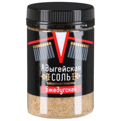 Соль Адыгейская Бжедугская 300гр банка
