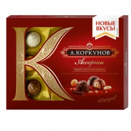 Конфеты Коркунов темный и молочсный шоколад 110г