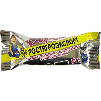 БЗМЖ Сырок твор.глазированный Сгущенка РАЭ 15% 45г