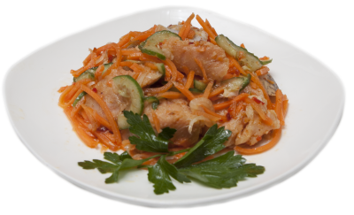 Салат " Хе из рыбы по-корейски" 1 кг.