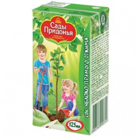 Сок Яблоко прямого отжима "Сады придонья" 125мл