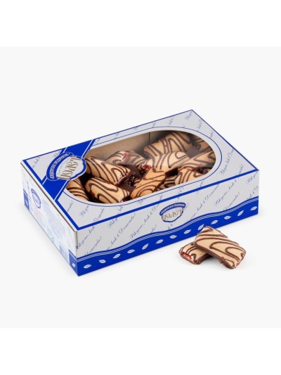 Печенье сдобное "Арлетка" декор.темн.глазурью 700г Полет