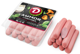 Сосиски Сливочные ст. 464г Дымов