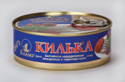 Килька обжар. в т/с "Keano" с ключ. 240г