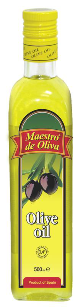 Масло оливковое Maestro de Oliva 100% с/б 0,5л.