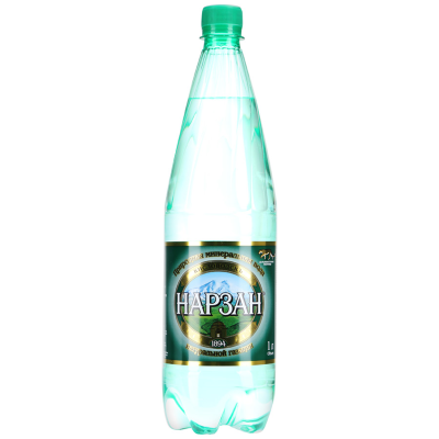 Вода Нарзан золото газ. 1л пэт