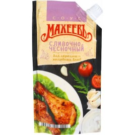 Соус майонезный Махеевъ сливочно-чесночный дой-пак 200г
