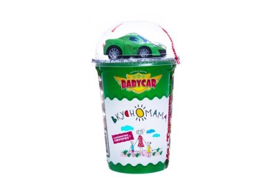 Кукурузные шарики Babycar в стакане 30гр