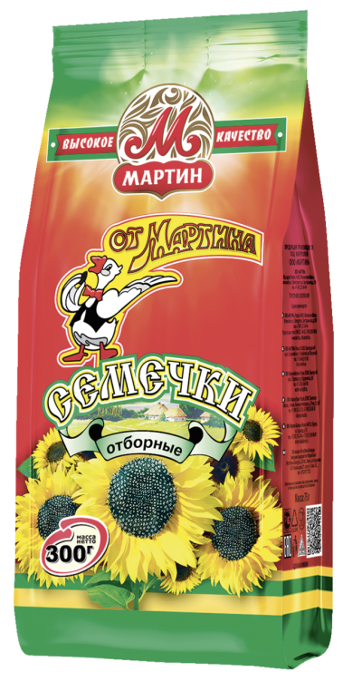 Семечки От Мартина  отборные красные 300г