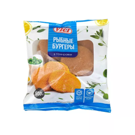Рыбные бургеры зам.500гр.Vici