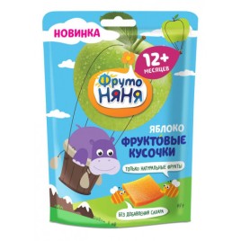 Фруктовые кусочки ФрутоНяня из яблок 53г