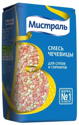 Мистраль Смесь чечевицы 450гр
