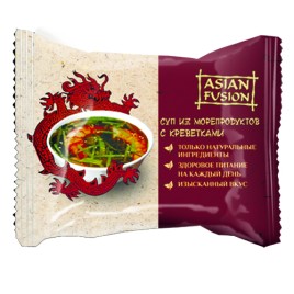 Суп Asian Fusion из морепрод. с креветками 12гр.