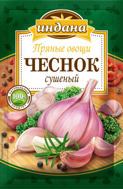 Чеснок сушеный 15гр Индана