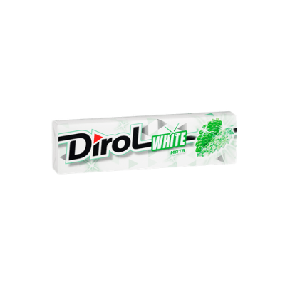 Жевательная резинка Дирол Белая White Мята 13,6г