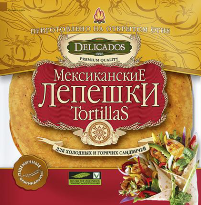 Мексиканские лепешки Сырные 400г