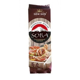 Сэн Сой Лапша гречневая SOBA 300г