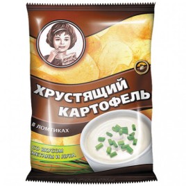 АКЦИЯ!!! Чипсы Хрустящий картофель в ломтиках сметана лук 160г