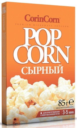 Попкорн для СВЧ CorinCorn сырный 85г