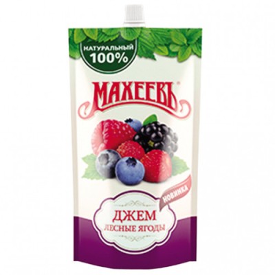 Джем Махеевъ Лесные ягоды 300гр д/пак