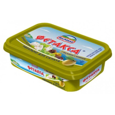 БЗМЖ Сырн/продукт Фетакса Хохланд с маслинами и паприкой 200г