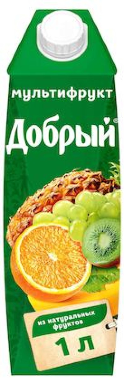 Сок Добрый мультифрукт 1л
