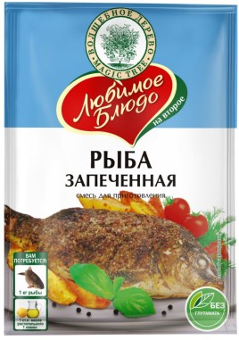 Смесь для приготовления "Рыба запеченная" 130г Любимое блюдо