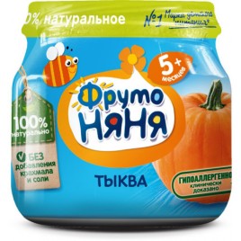 Пюре ФрутоНяня тыква 80г
