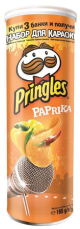 Чипсы Принглс Паприка.165г