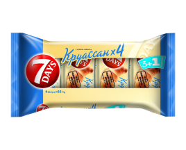 Круасаны "7Days" 3+1 Ваниль 260гр