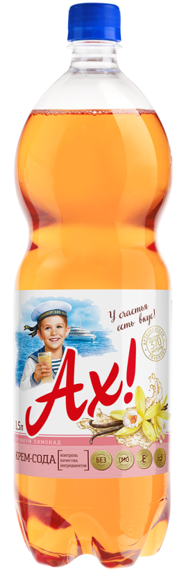 Напиток "АХ!" Крем-сода ПЭТ 1,5л
