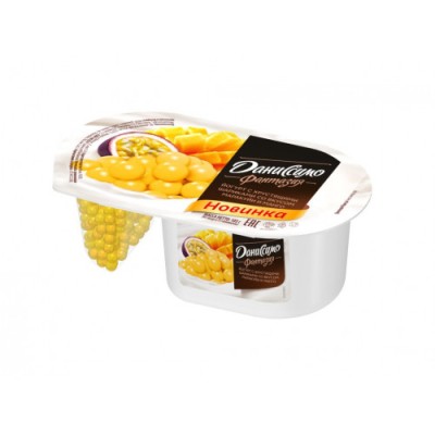 БЗМЖ Даниссимо Фантазия хрустщие шарики манго, маракуйя 105г