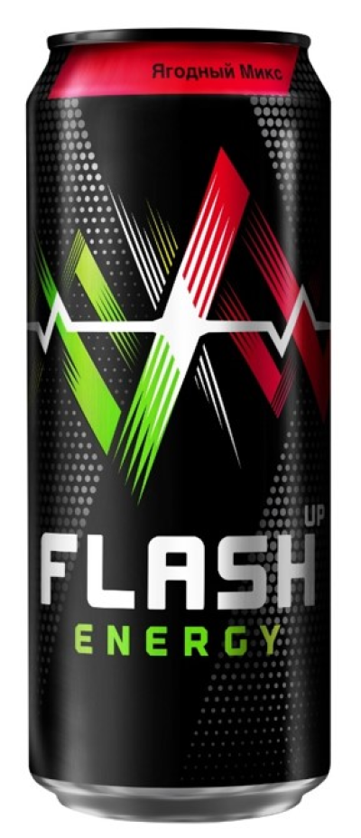 Энергетик Флэш Энергия ягодный микс 0,45л ж/б