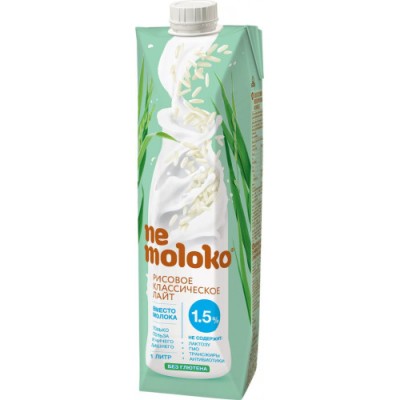 БЗМЖ Напиток овсяный рисовый Nemoloko 1л