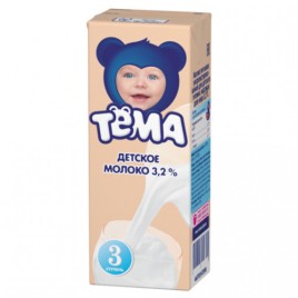 БЗМЖ Молоко детское Тема 3,2% 0,2л
