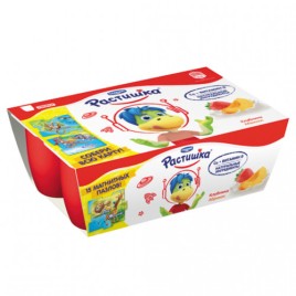 БЗМЖ Творожок Растишка клубника-абрикос 6*45г